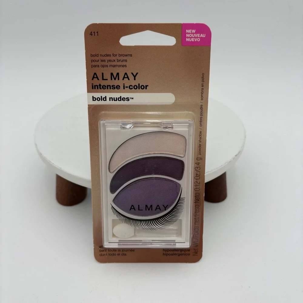 Almay Intense i-color Bold Nudes Eyeshadow Trio 411 for‎ Browns New